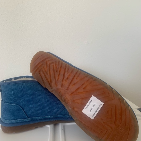Ugg MENS NEUMAL NATURAL CHUKKA STYLE BOOT NEW BLUE SIZE 13 # Snow Winter Cold - Picture 6 of 6